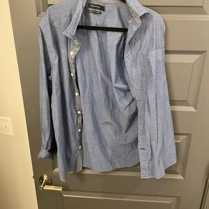 Large Nautical button up shirt. Classic fit
